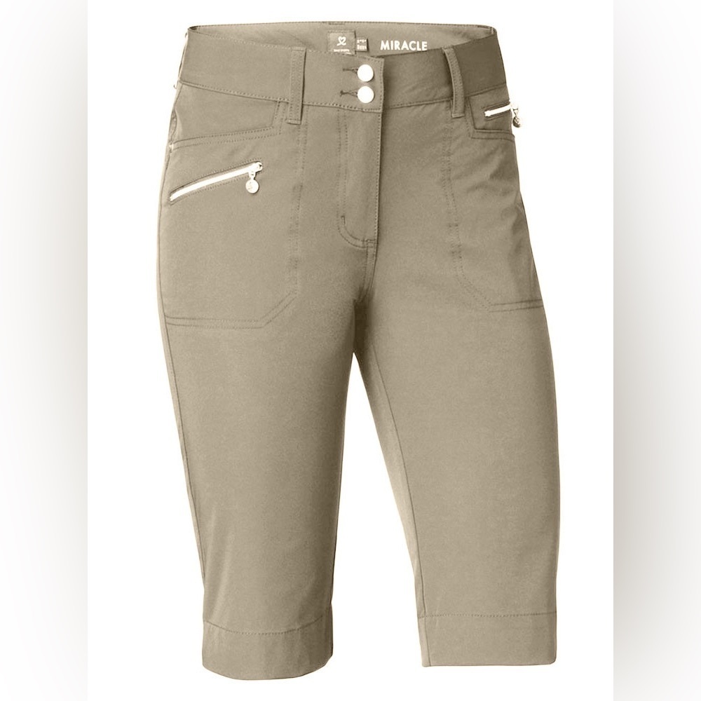 Daily Sports Women’s Miracle City Golf Bermuda Shorts in Almond Size 4
